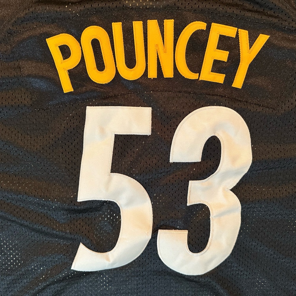 Reebok Men Pittsburgh Steelers Maurkice Pouncey Authentic Jersey Sz 50 - Picture 4 of 8